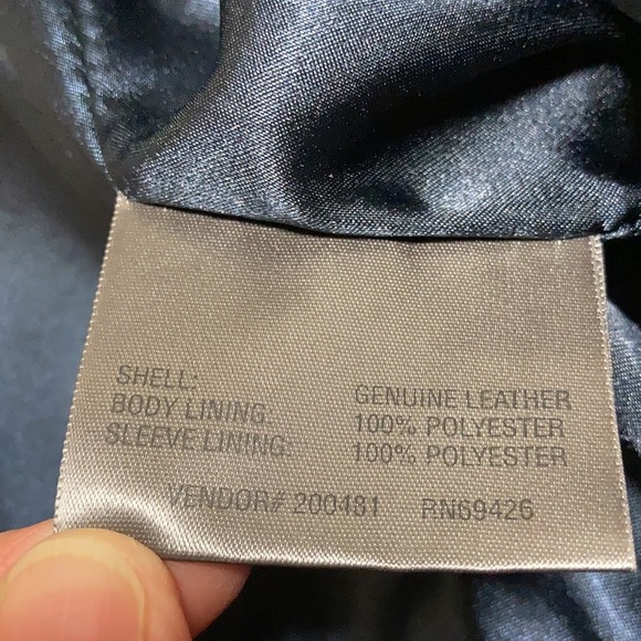 Pelle studio belted zip black leather jacket size med. - Picture 7 of 14